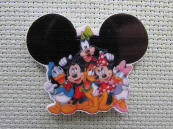 First view of the Mickey and Friends in Front of a Back Mouse Head Needle Minder