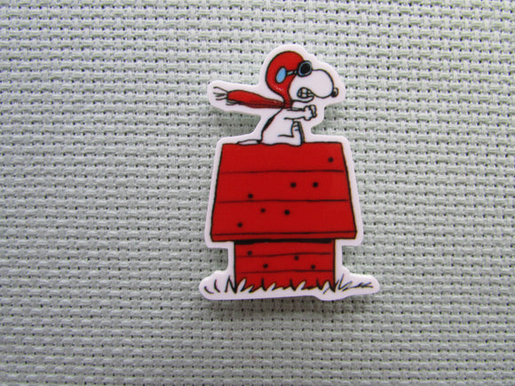 First view of the Snoopy as the Red Baron Needle Minder