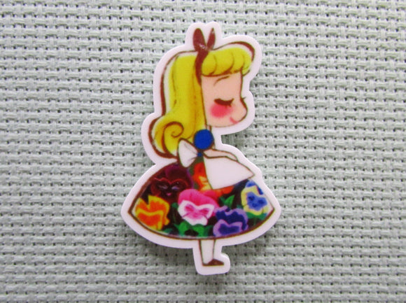First view of the Alice in a Floral Dress Needle Minder