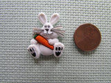 Second view of the Easter Bunny Needle Minder