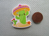 Second view of the Sombrero Wearing Cactus Needle Minder