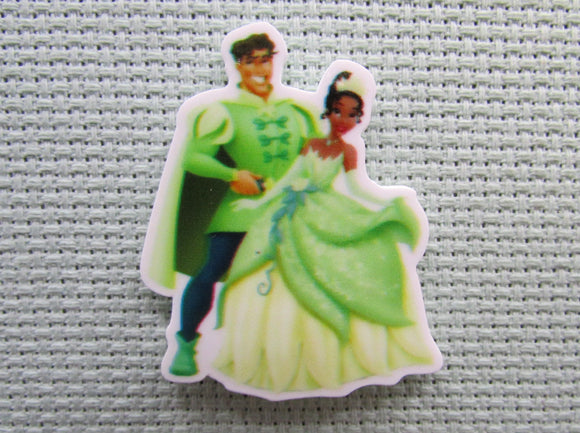 First view of the Tiana and Prince Naveen Needle Minder