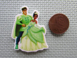 Second view of the Tiana and Prince Naveen Needle Minder