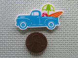 Second view of the Blue Summertime Truck Needle Minder