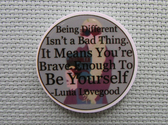 First view of the Being Different Isn't a Bad Thing. It Means You're Brave Enough To Be Yourself ~ Luna Lovegood Needle Minder