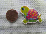 Second view of the Colorful Turtle Needle Minder