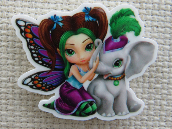 First view of Elephant Fairy Needle Minder.