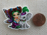 Second view of Elephant Fairy Needle Minder.