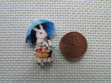 Second view of the Bunny Under an Umbrella Needle Minder