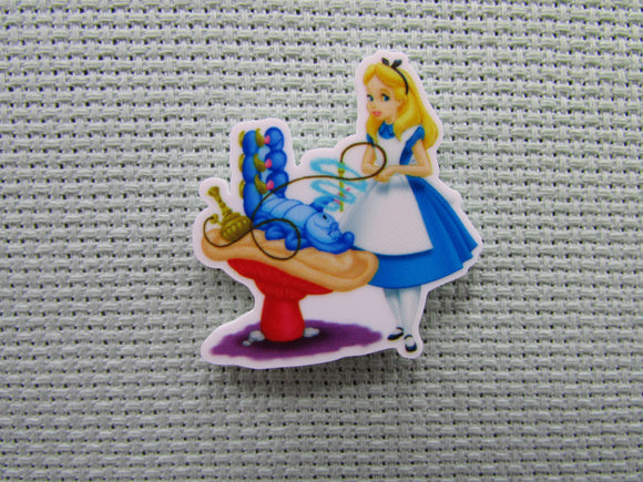 First view of the Alice with the Caterpillar Needle Minder