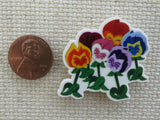 Second view of Five Dancing Flowers Needle Minder.