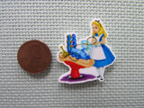 Second view of the Alice with the Caterpillar Needle Minder