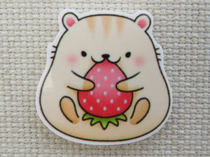 First view of Hamster Eating a Strawberry Needle Minder.