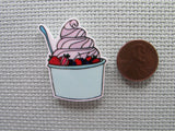 Second view of the Berry Sundae Needle Minder