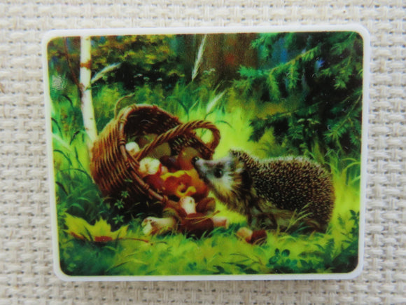 First view of A Basket of Mushrooms to Tempt a Hedgehog Needle Minder.