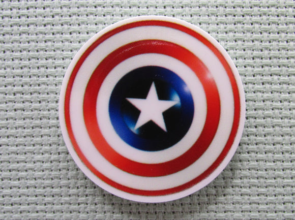 First view of the Captain America's Shield Needle Minder