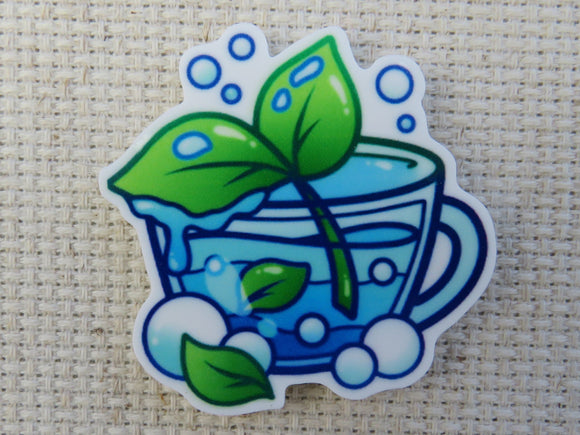 First view of Blue Tea Leaf Teacup Needle Minder.