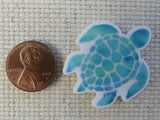 Second veiw of Blue Turtle Needle Minder.