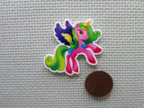 Second view of the Colorful Pegasus Needle Minder