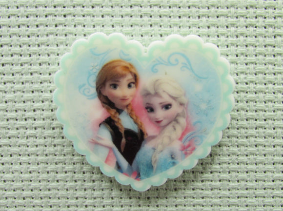 First view of the Elsa and Anna Sisters Needle Minder