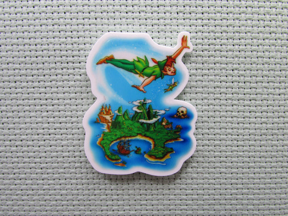 First view of the Peter Pan and Tinkerbell Flying Over Neverland Needle Minder