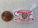 Second view of Dainty Teacup Needle Minder