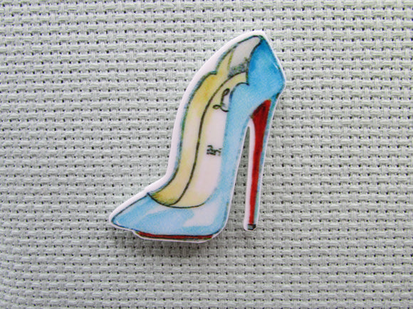 First view of the Blue Stilettoed Shoe Needle Minder