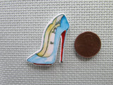 Second view of the Blue Stilettoed Shoe Needle Minder