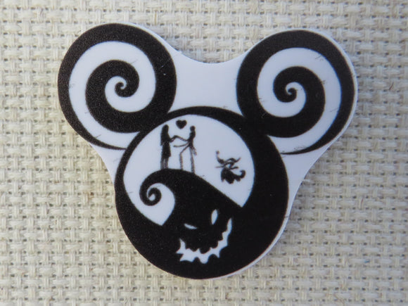 First view of Nightmare Before Christmas Mickey Ears Needle Minder.