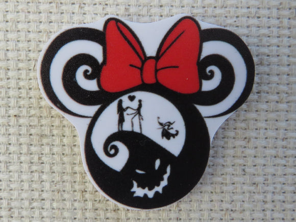 First view of Nightmare Before Christmas Minnie Ears Needle Minder.