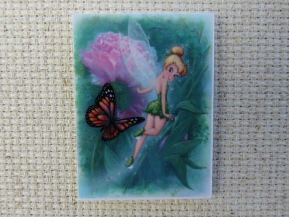 First view of Tinker Bell with a Butterfly Needle Minder.