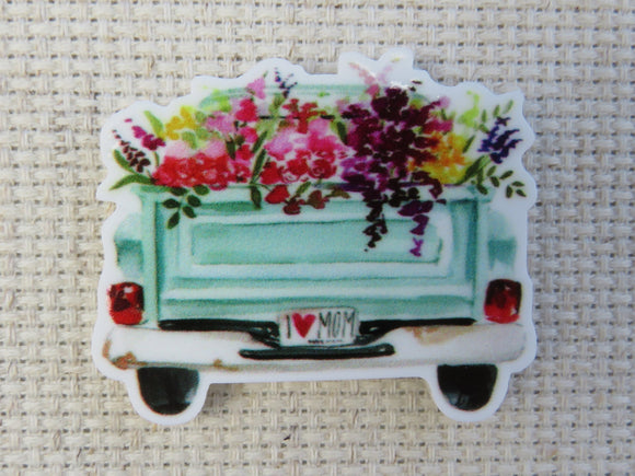 First view of I Heart Mom Truck Needle Minder.