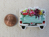Second view of I Heart Mom Truck Needle Minder.