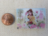 Second view of Belle with a Basket of Roses Needle Minder.
