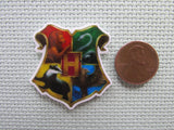 Second view of the Hogwarts House Crest Needle Minder