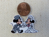 Second view of Mickey and Minnie are Getting Married Needle Minder.