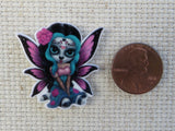 Second view of Day of the Dead Fairy Needle Minder.