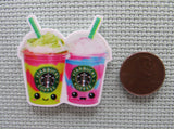 Second view of the A Pair of Fruity Drinks Needle Minder