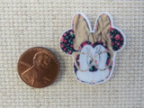 Second view of Minnie Mouse Wearing Glasses Needle Minder.