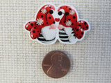 Second view of Ladybug Gnomes Needle Minder.