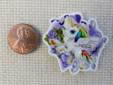 Second view of Beautiful Winged Unicorn Needle Minder.