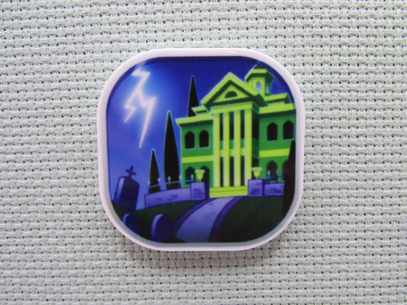 First view of the Lightening Haunted House Needle Minder