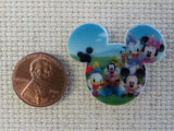 Second view of Mickey and Friends on an Outing Mouse Ears Needle Minder