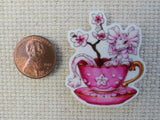 Second view of Cup of Pink Dragon Tea Needle Minder.