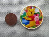 Second view of the Pooh and Piglet Needle Minder