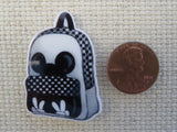 Second view of Black and White Mickey Backpack Needle Minder.