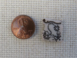 Second view of Treasure Map Needle Minder