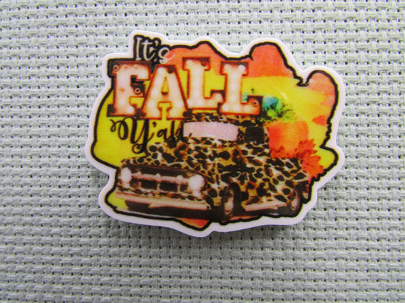First view of the It's Fall Y'all Truck Needle Minder