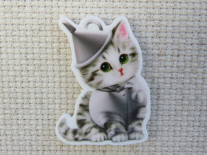 First view of Tin Man Kitten Needle Minder.