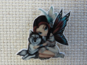 First view of Fairy with a Wolf Needle Minder.